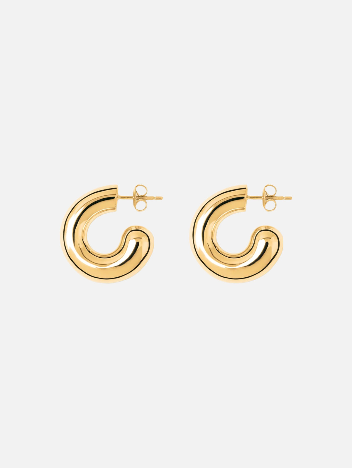 The Rose Earrings in Gold
