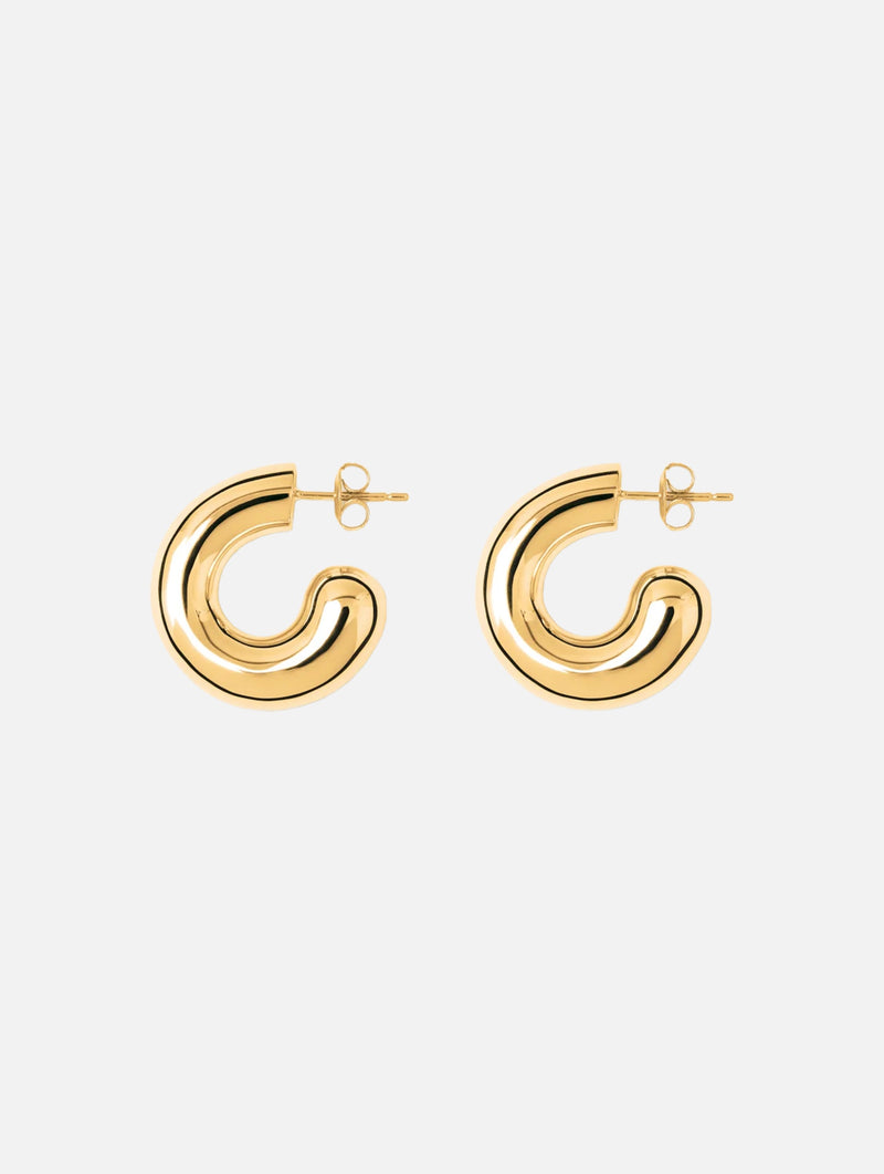 The Rose Earrings in Gold