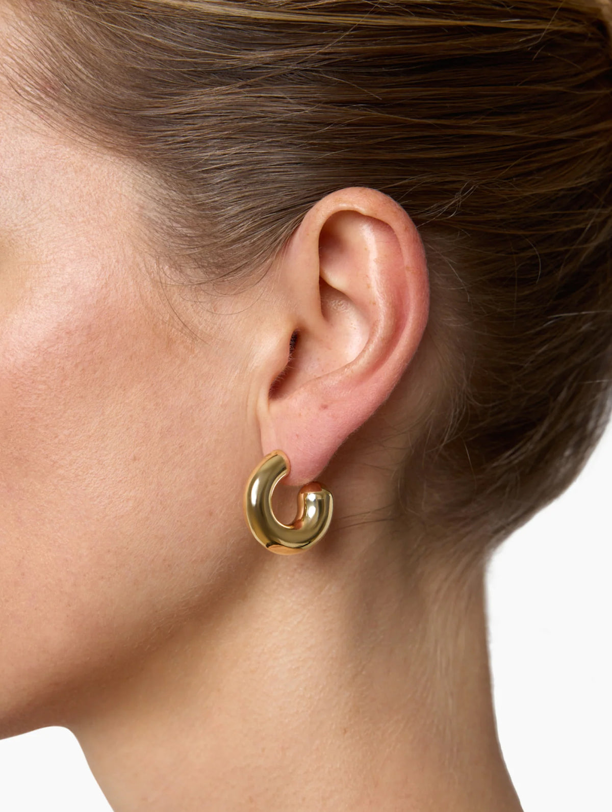 The Rose Earrings in Gold