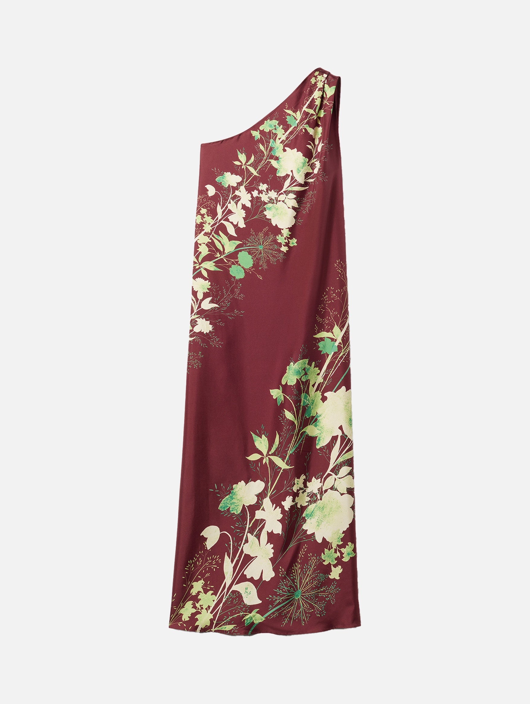 Roy Silk Dress in Woodland Placée