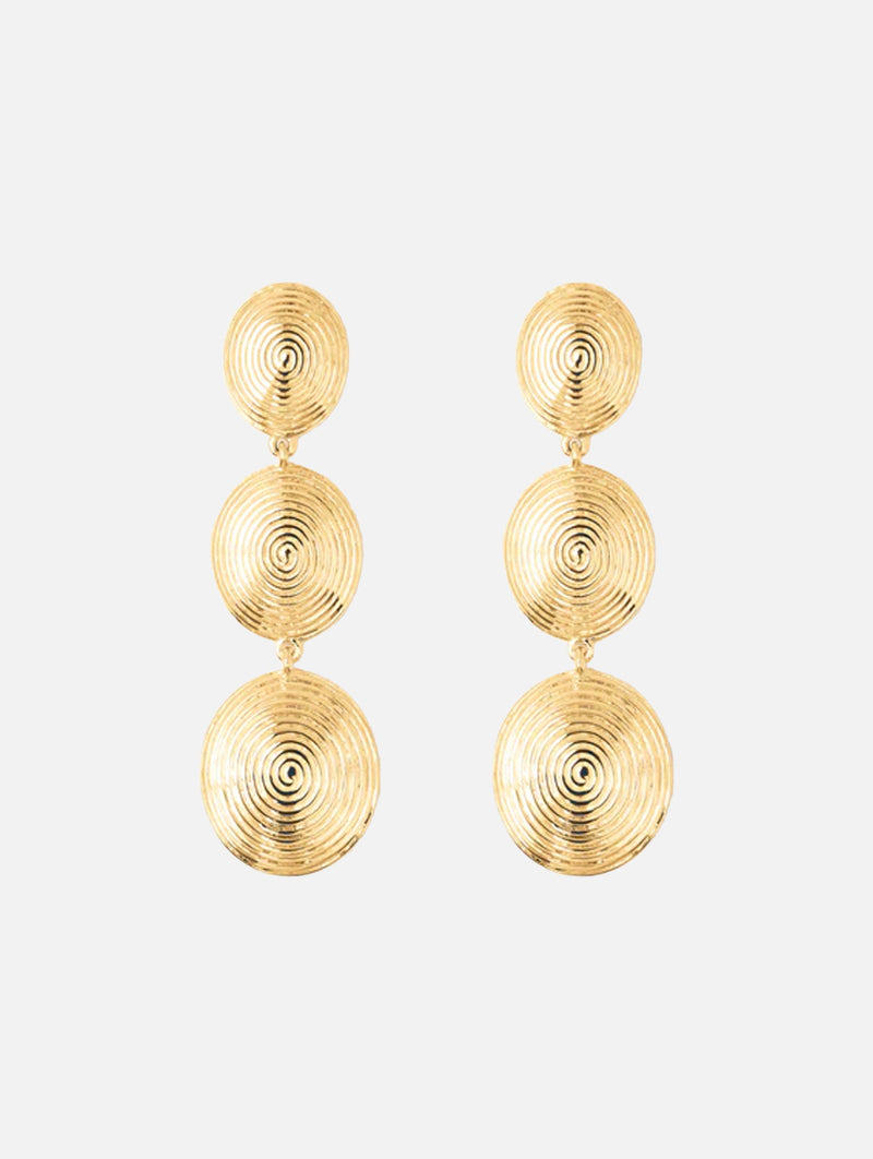 The Ruby Earrings in Gold