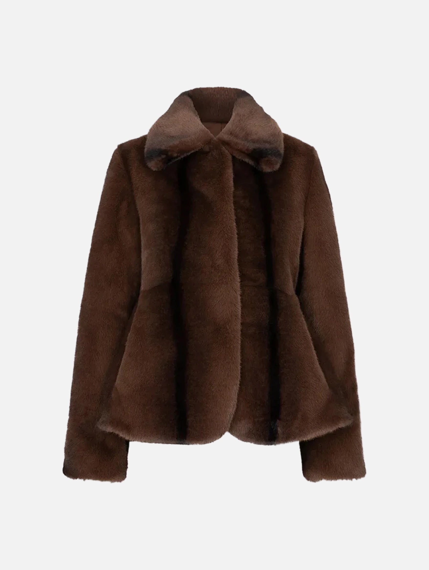Ruth Jacket in Dark Brown Mink