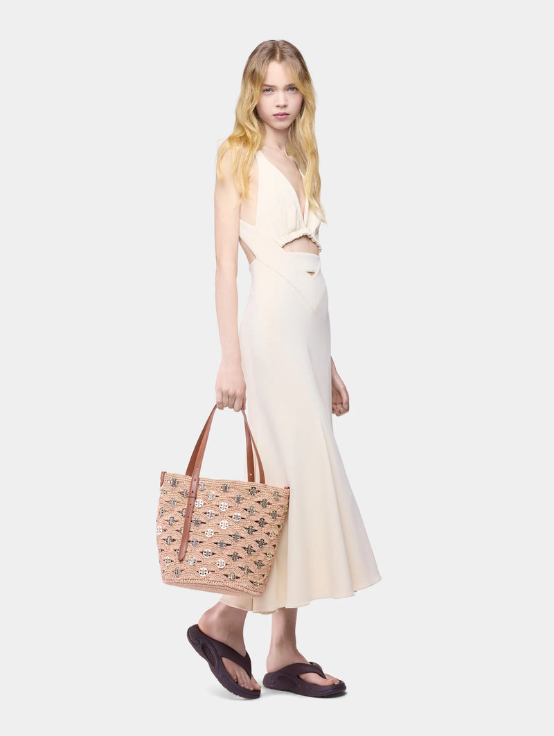 1969 Disc Tote Bag in Natural