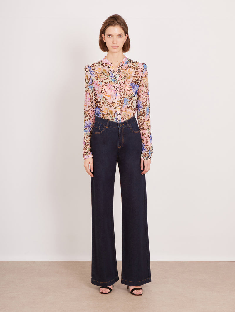 Saya Top in Leopard Lilia
