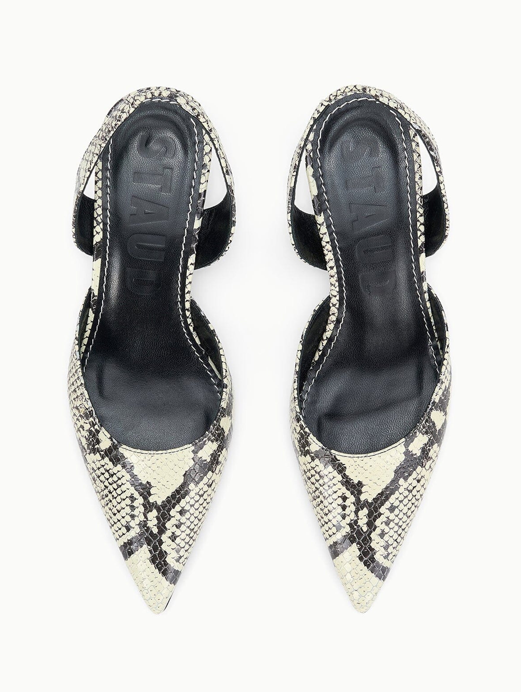 Sebastian Slingback in White Snake