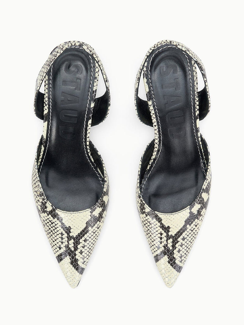 Sebastian Slingback in White Snake