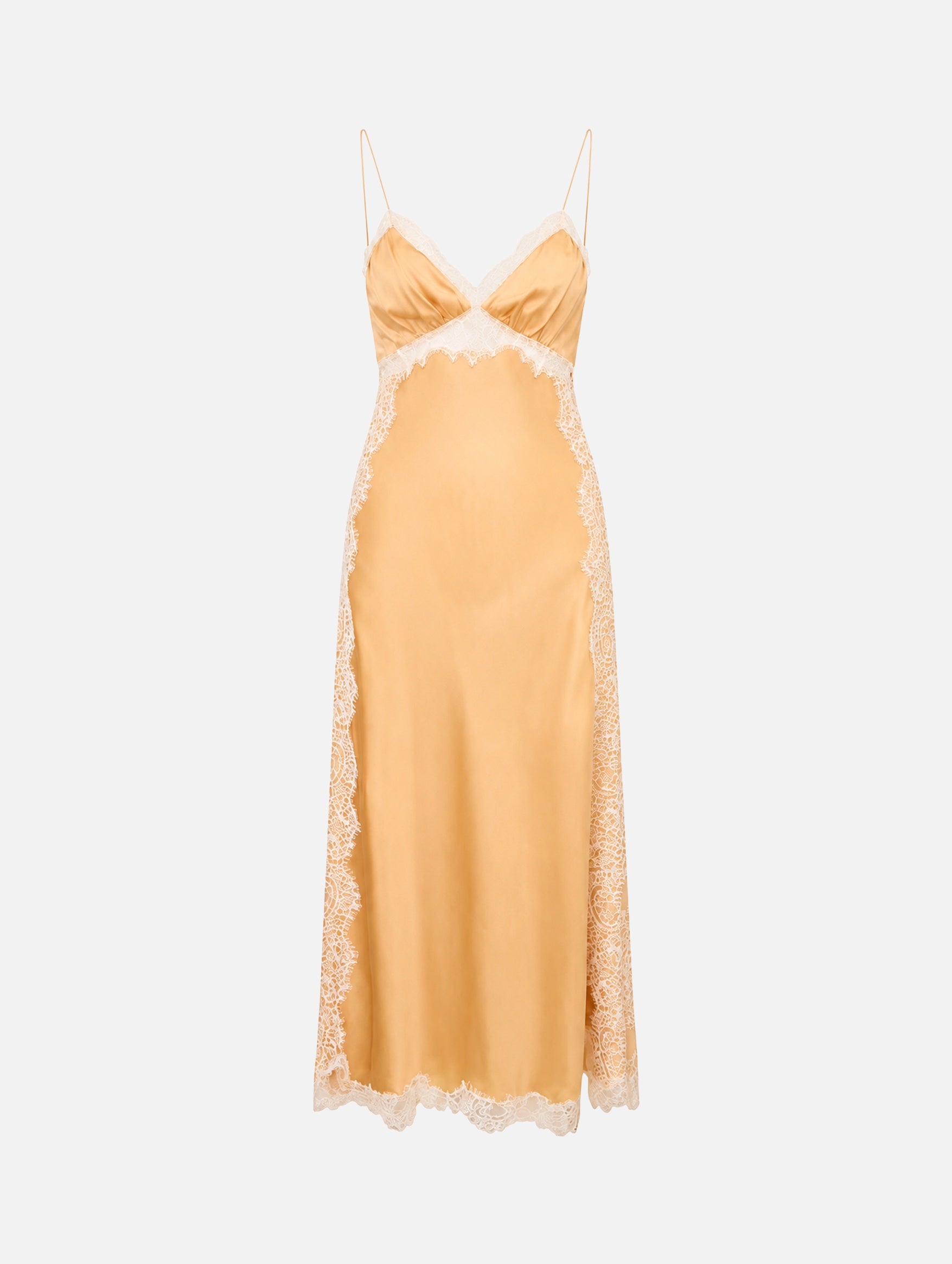 Shia Dress in Pale Gold