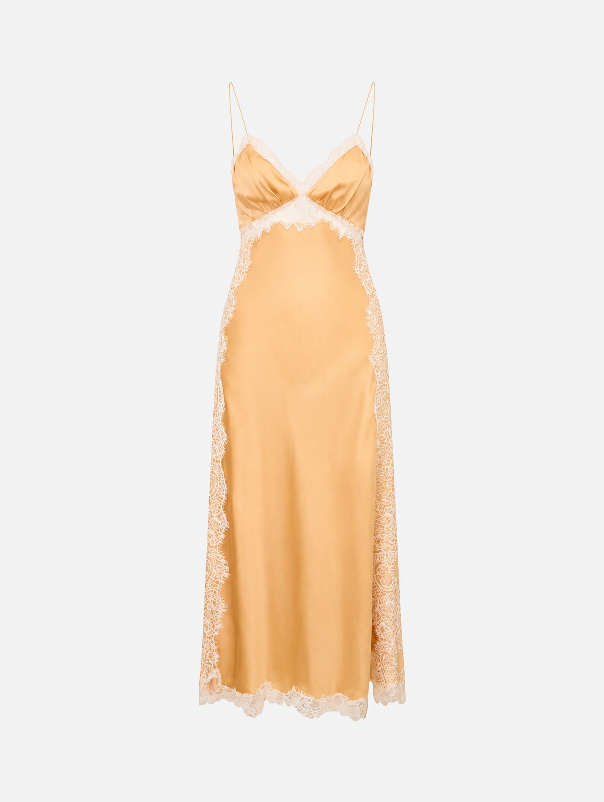 Shia Dress in Pale Gold