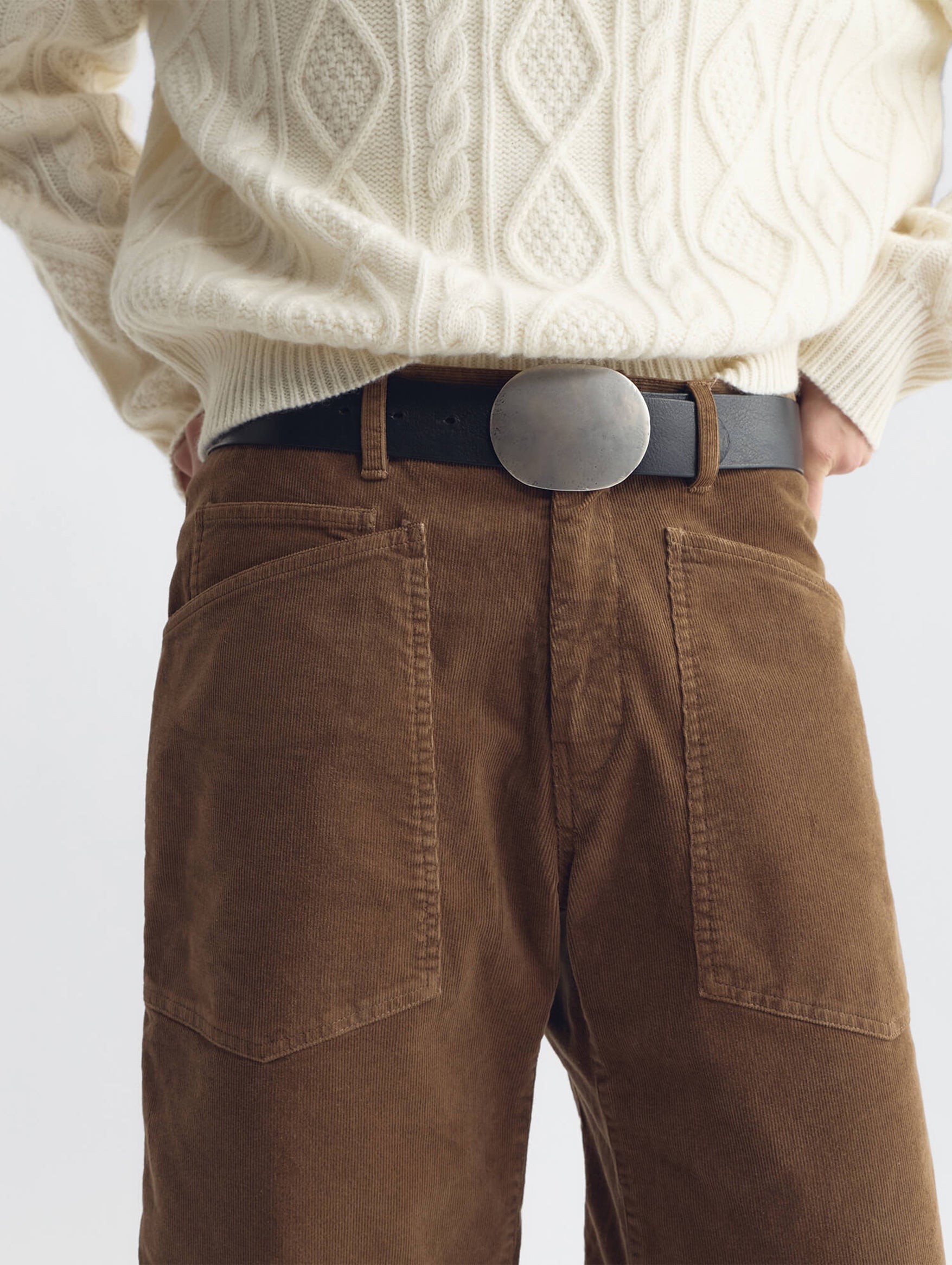 Shon Corduroy Pant in Hazelnut