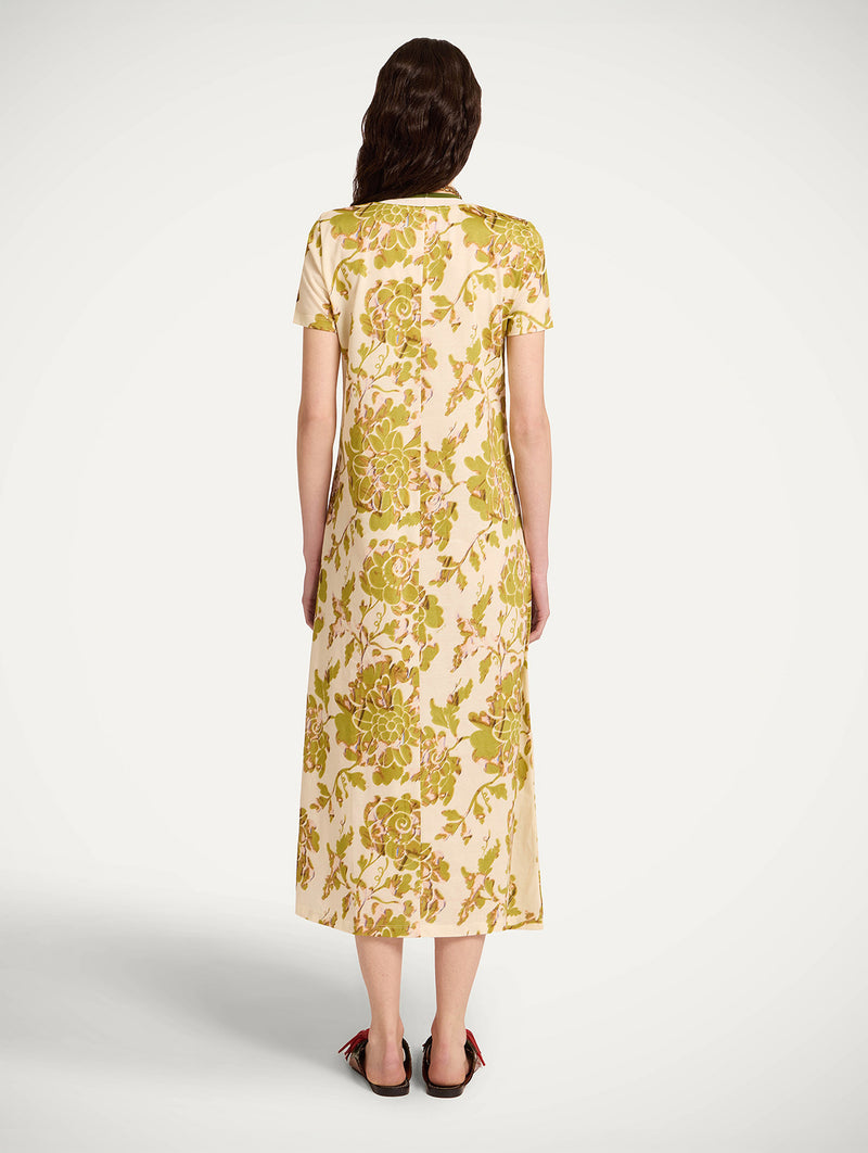 Sporty Swing Dress in Oasis Green