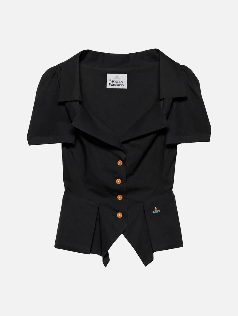 Short Sleeve Monday Shirt in Black