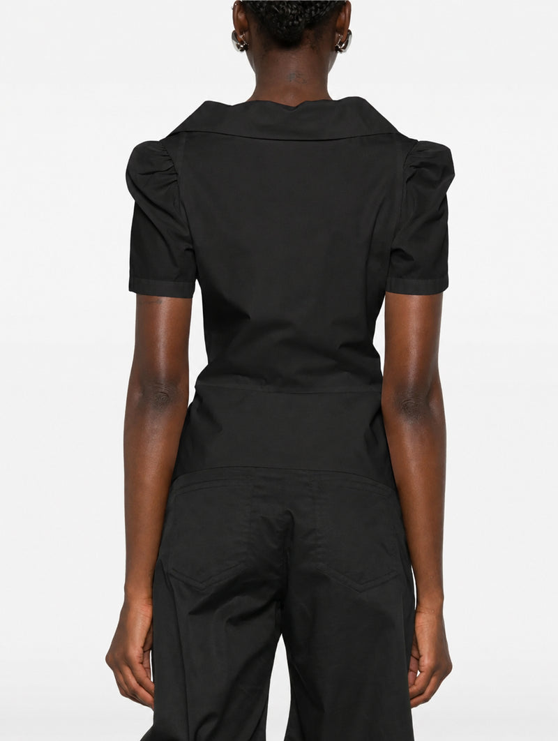 Short Sleeve Monday Shirt in Black