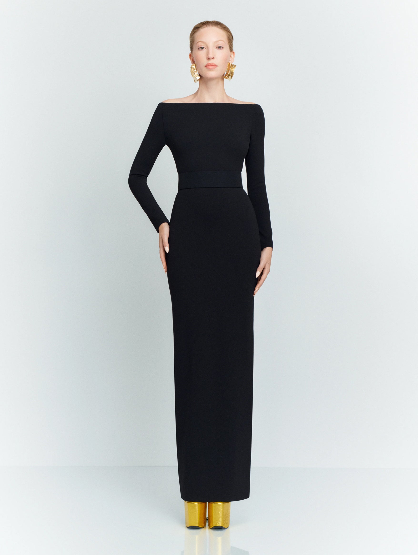 Sabina Maxi Dress in Black