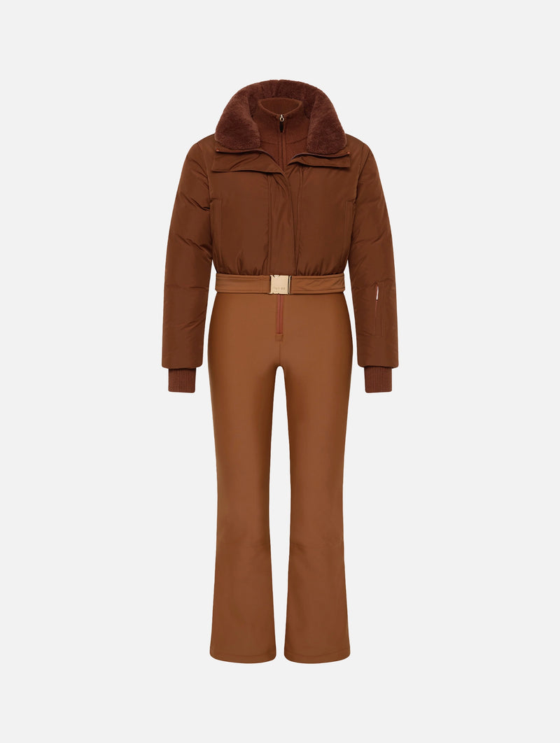 Saskia Ski Suit in Brown