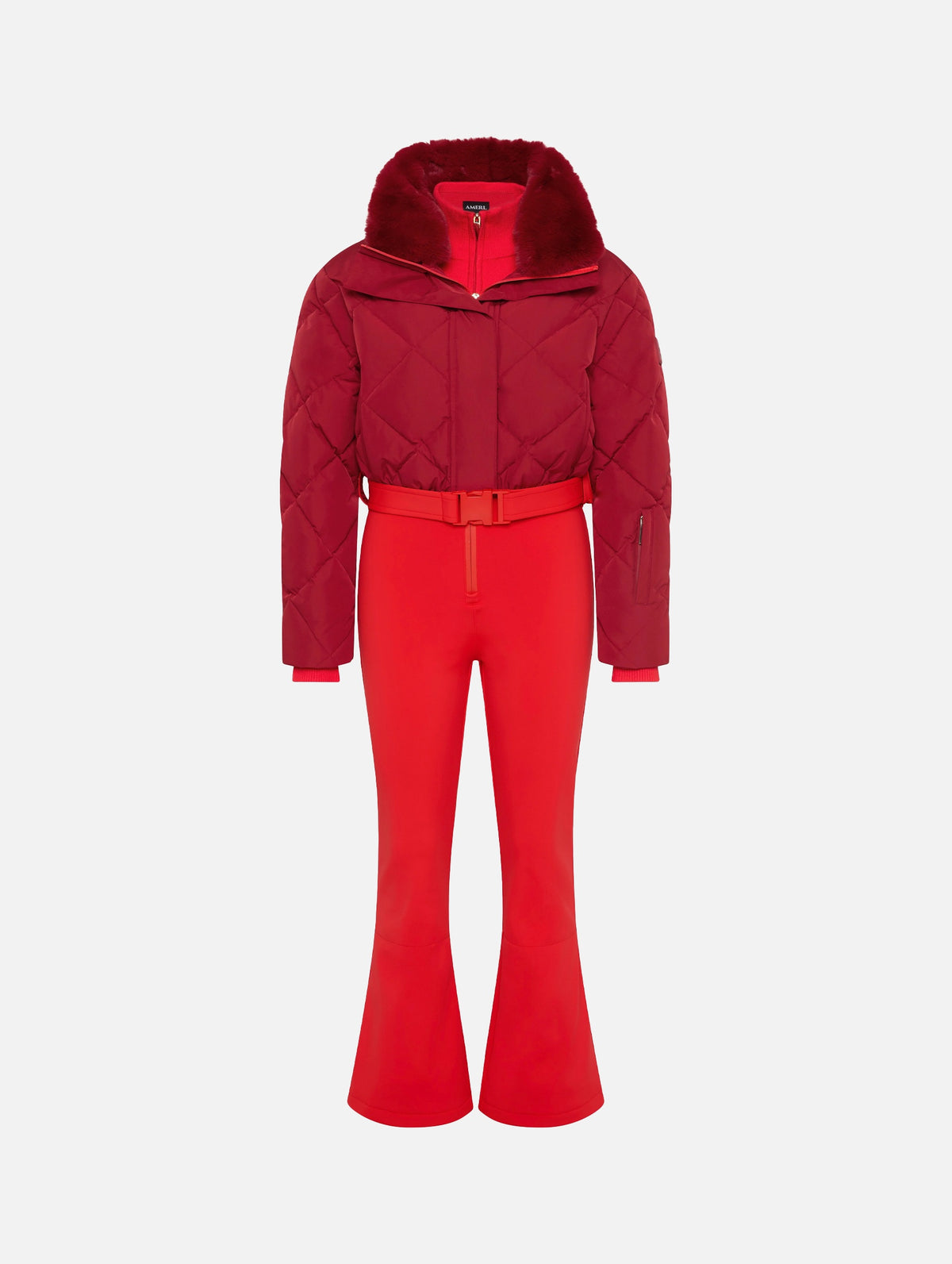Saskia Ski Suit in Red