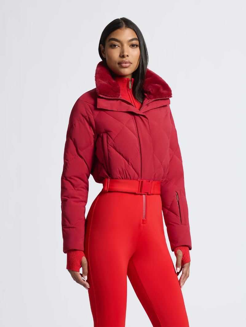 Saskia Ski Suit in Red