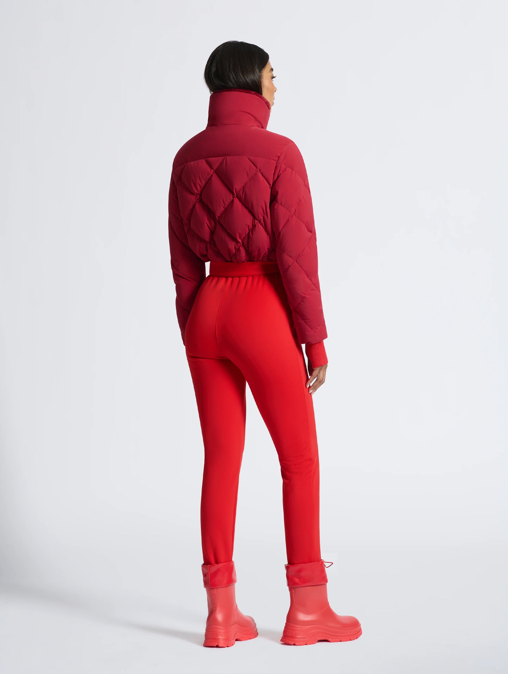 Saskia Ski Suit in Red
