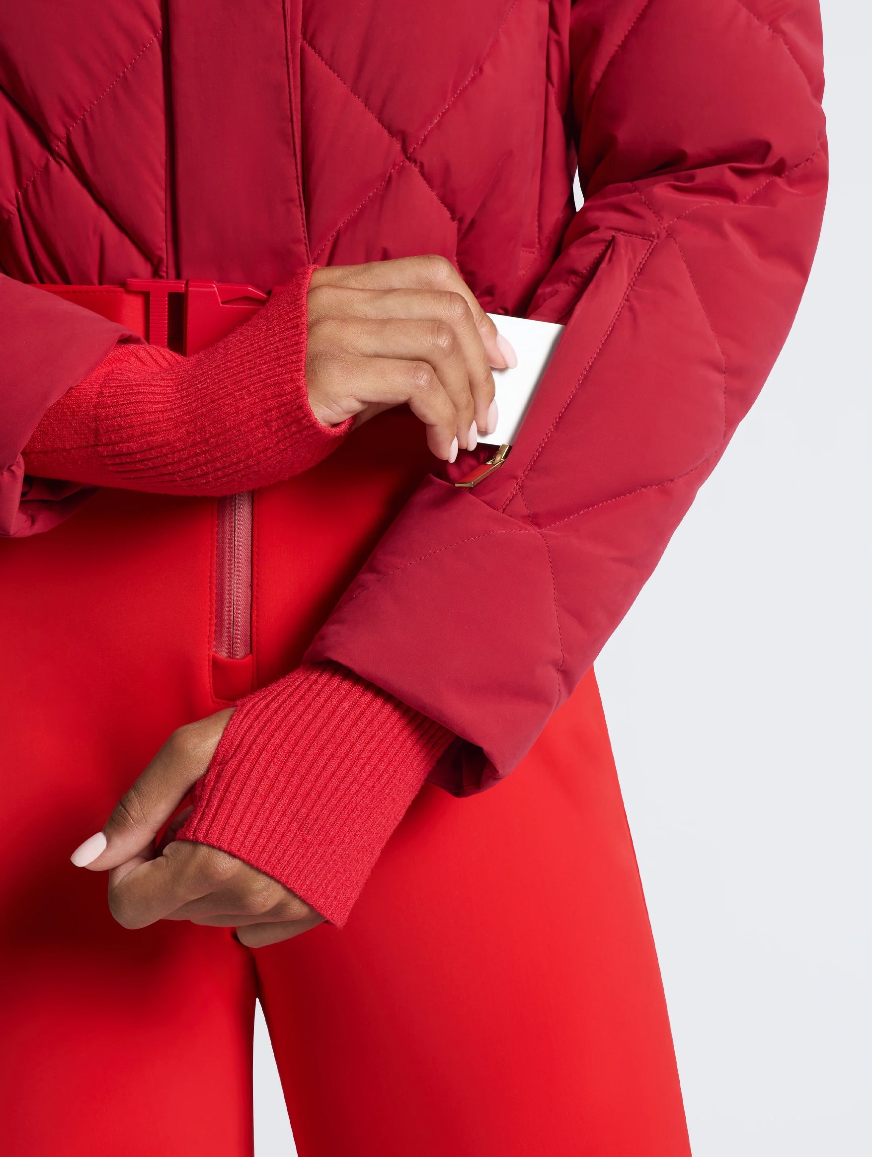 Saskia Ski Suit in Red