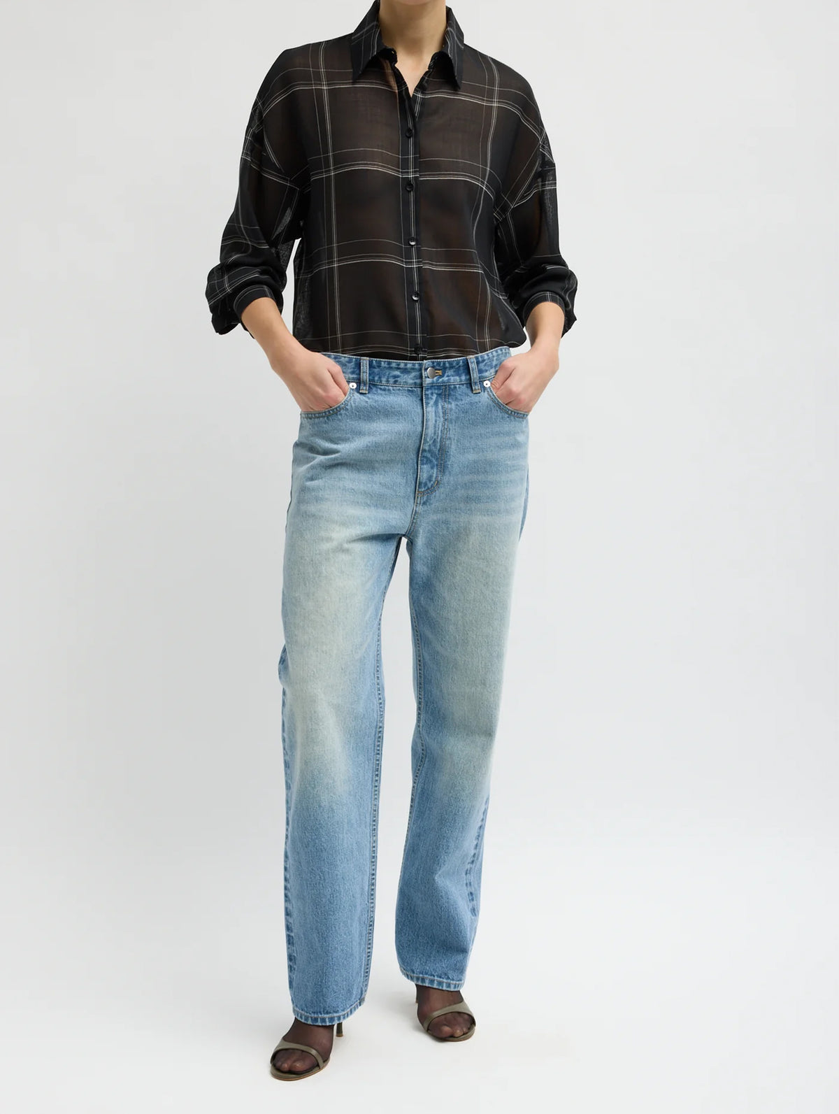 Selvedge Denim 5 Pocket Alec Jean in Classic Wash