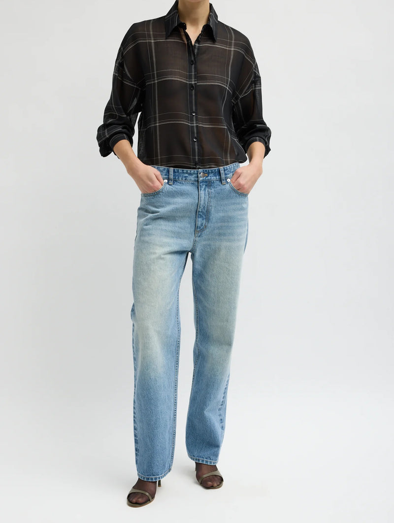 Selvedge Denim 5 Pocket Alec Jean in Classic Wash