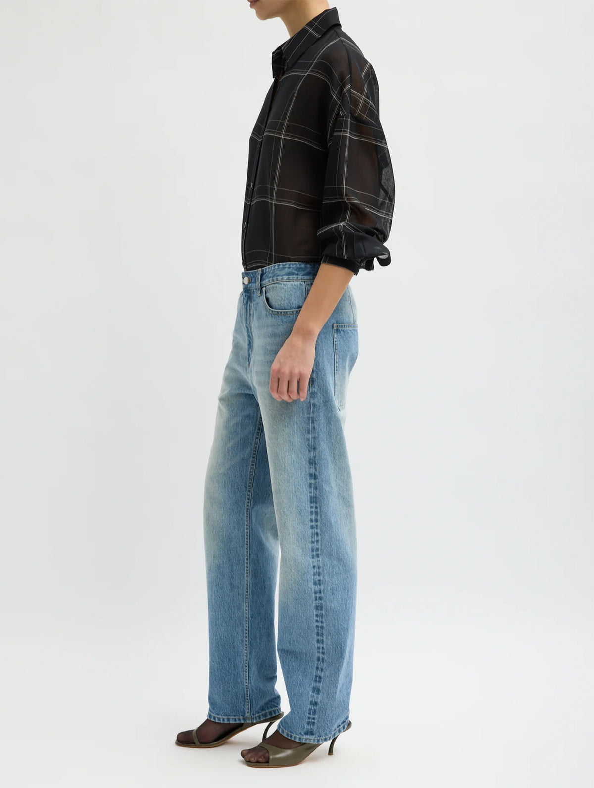 Selvedge Denim 5 Pocket Alec Jean in Classic Wash