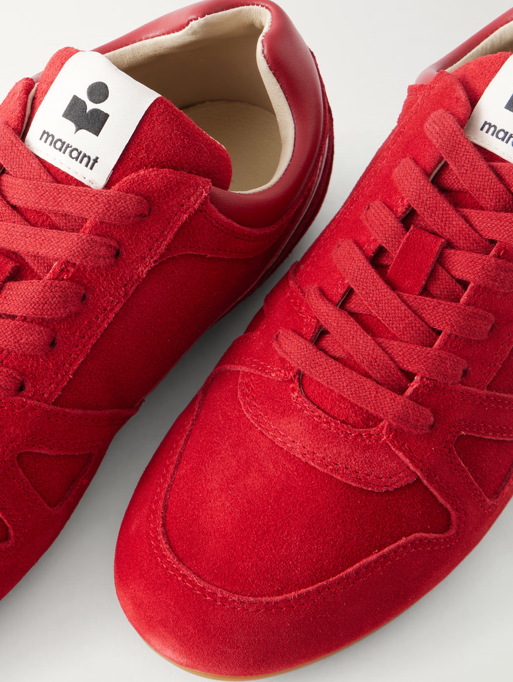 Senny Low Sneakers in Scarlet Red