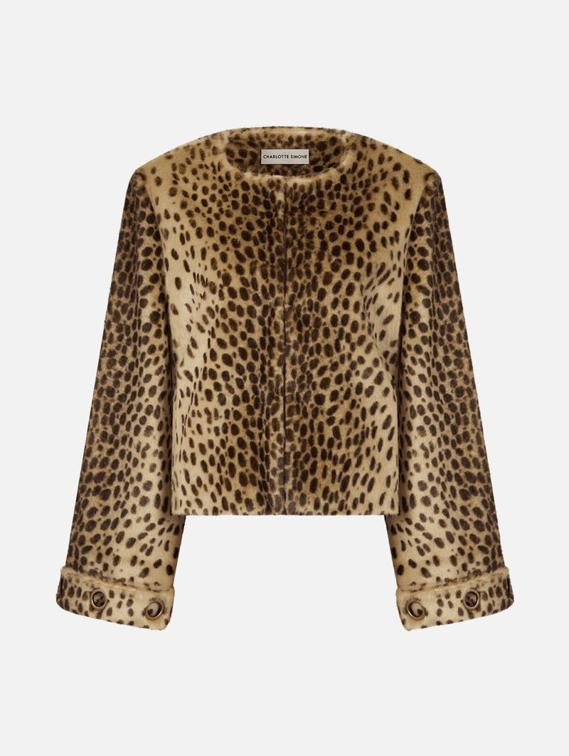 Shirley Jacket in Cheeta Print