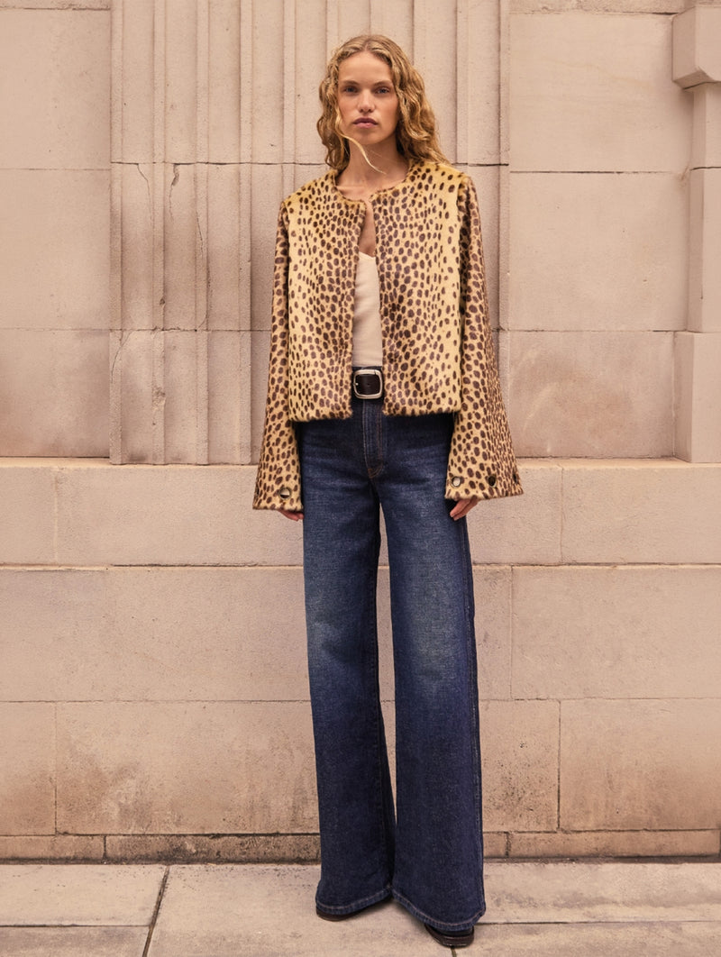 Shirley Jacket in Cheeta Print