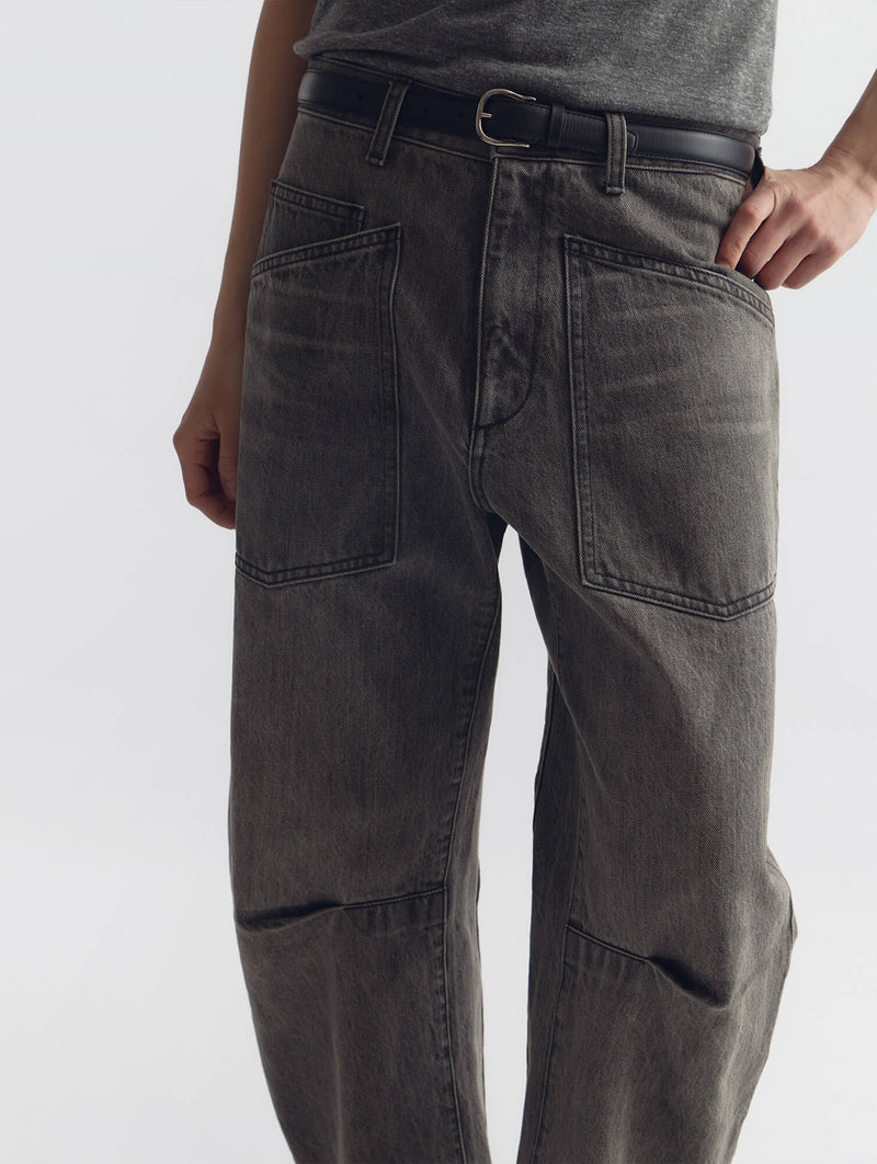 Shon Jean in Ash Grey Wash