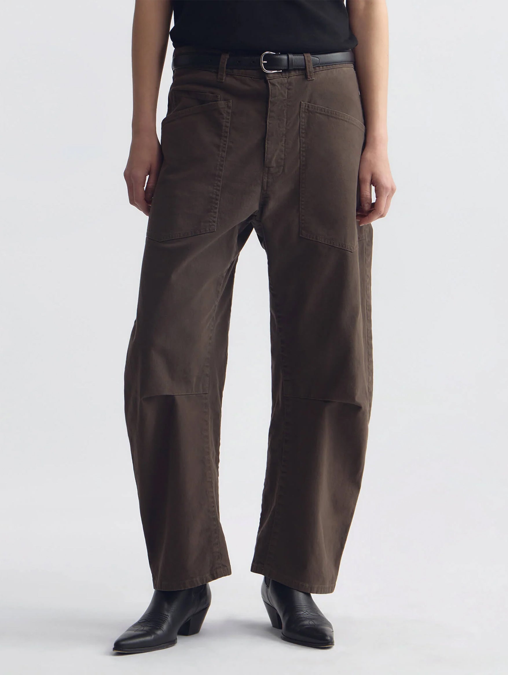 Shon Pant in Dark Walnut