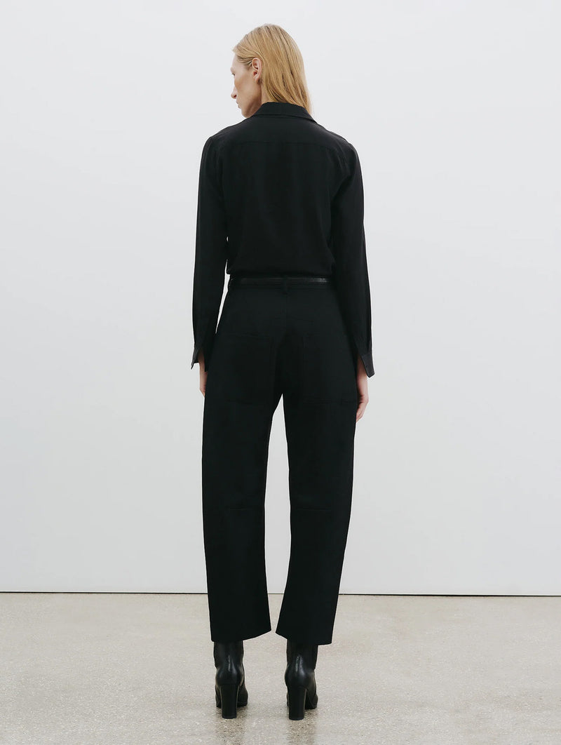 Shon Wool Pant in Black