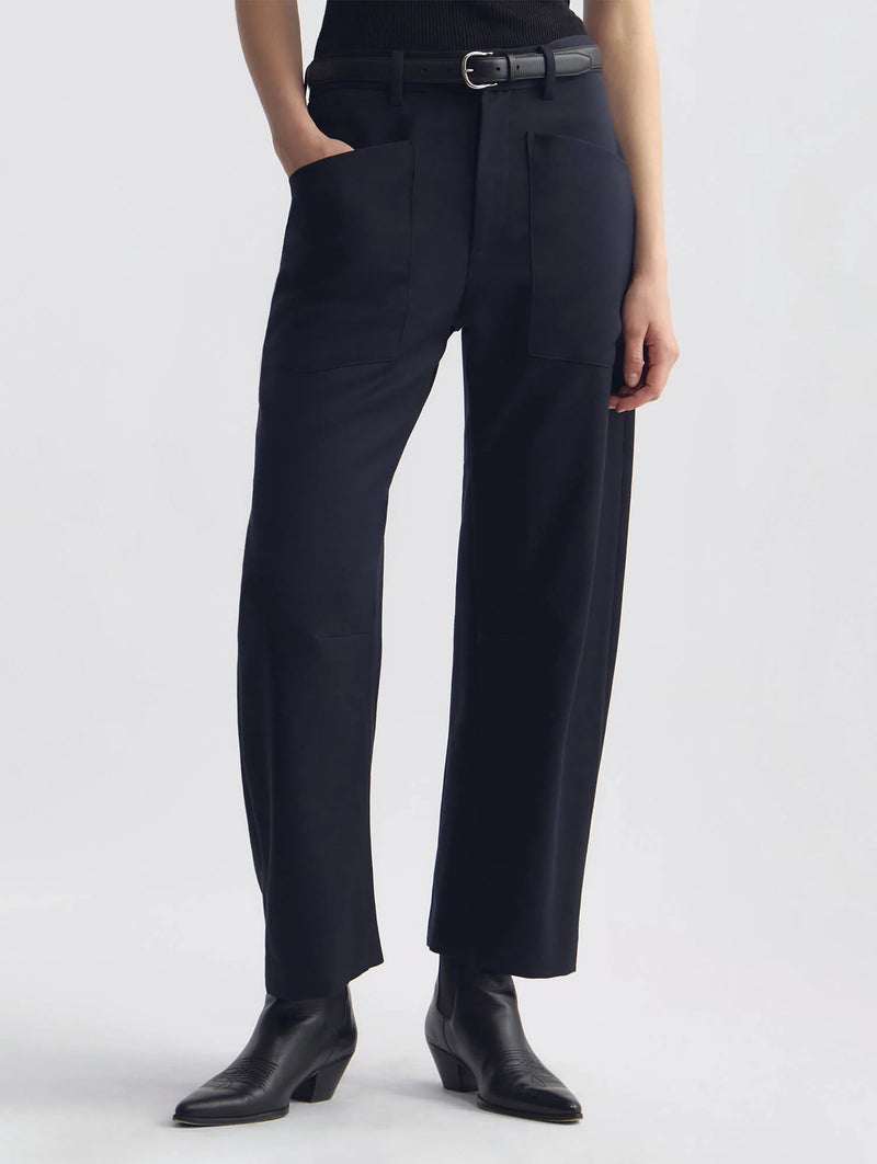 Shon Wool Pant in Midnight