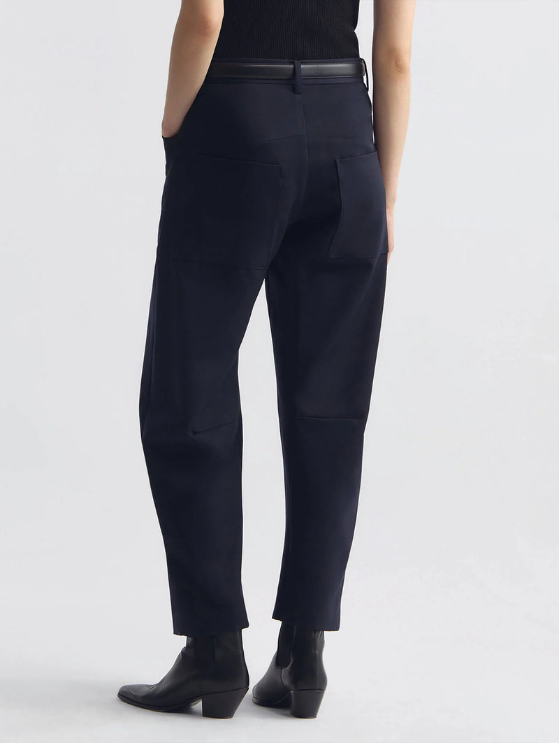 Shon Wool Pant in Midnight