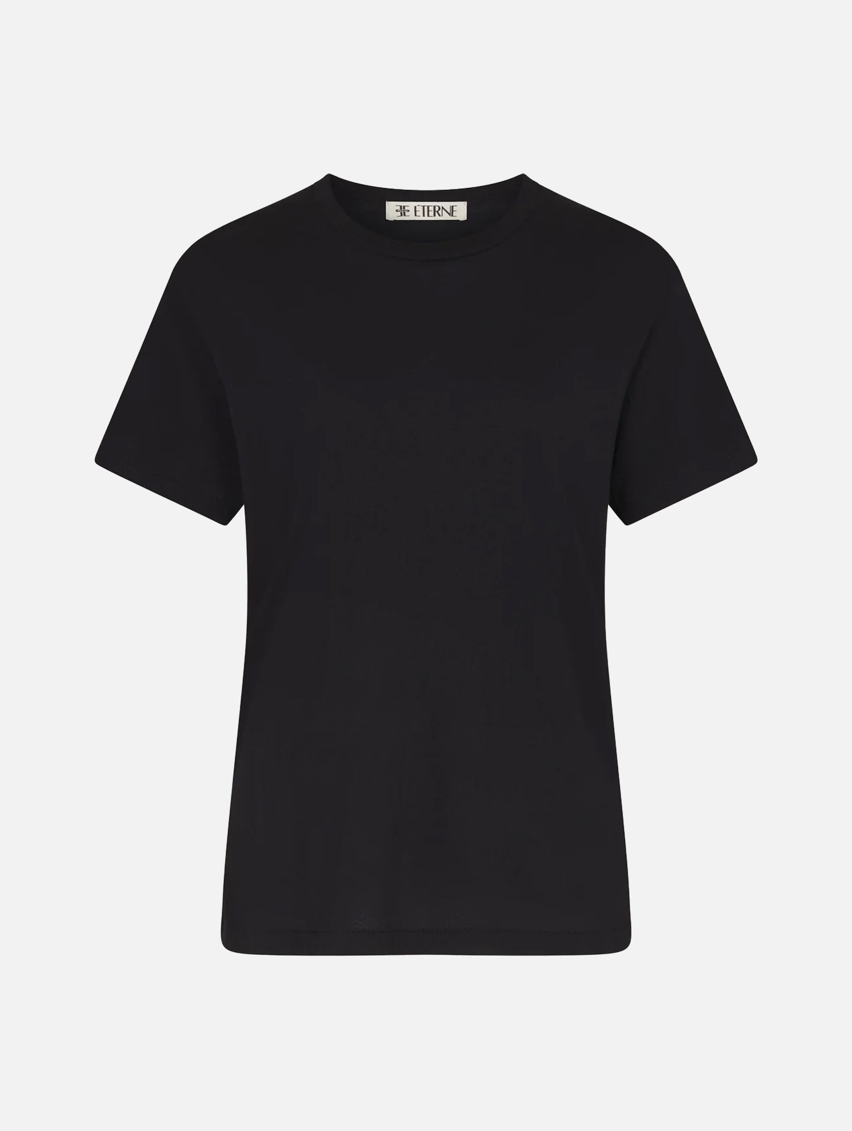 Short Sleeve Boyfriend T-Shirt in Black
