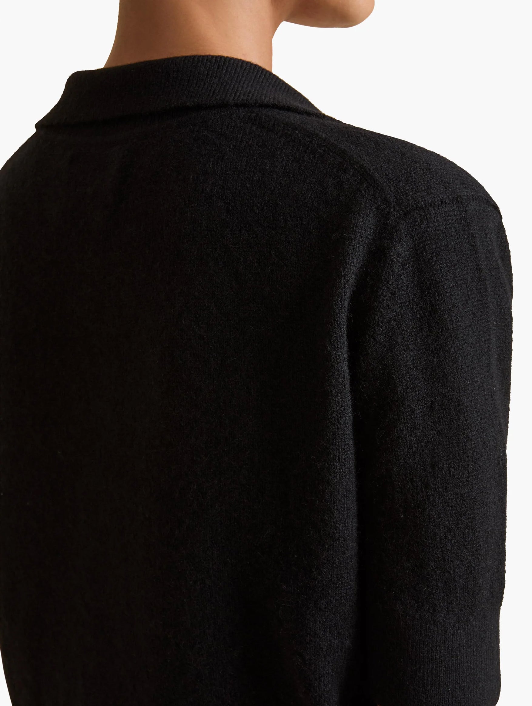 Shrunken Jo Sweater in Black