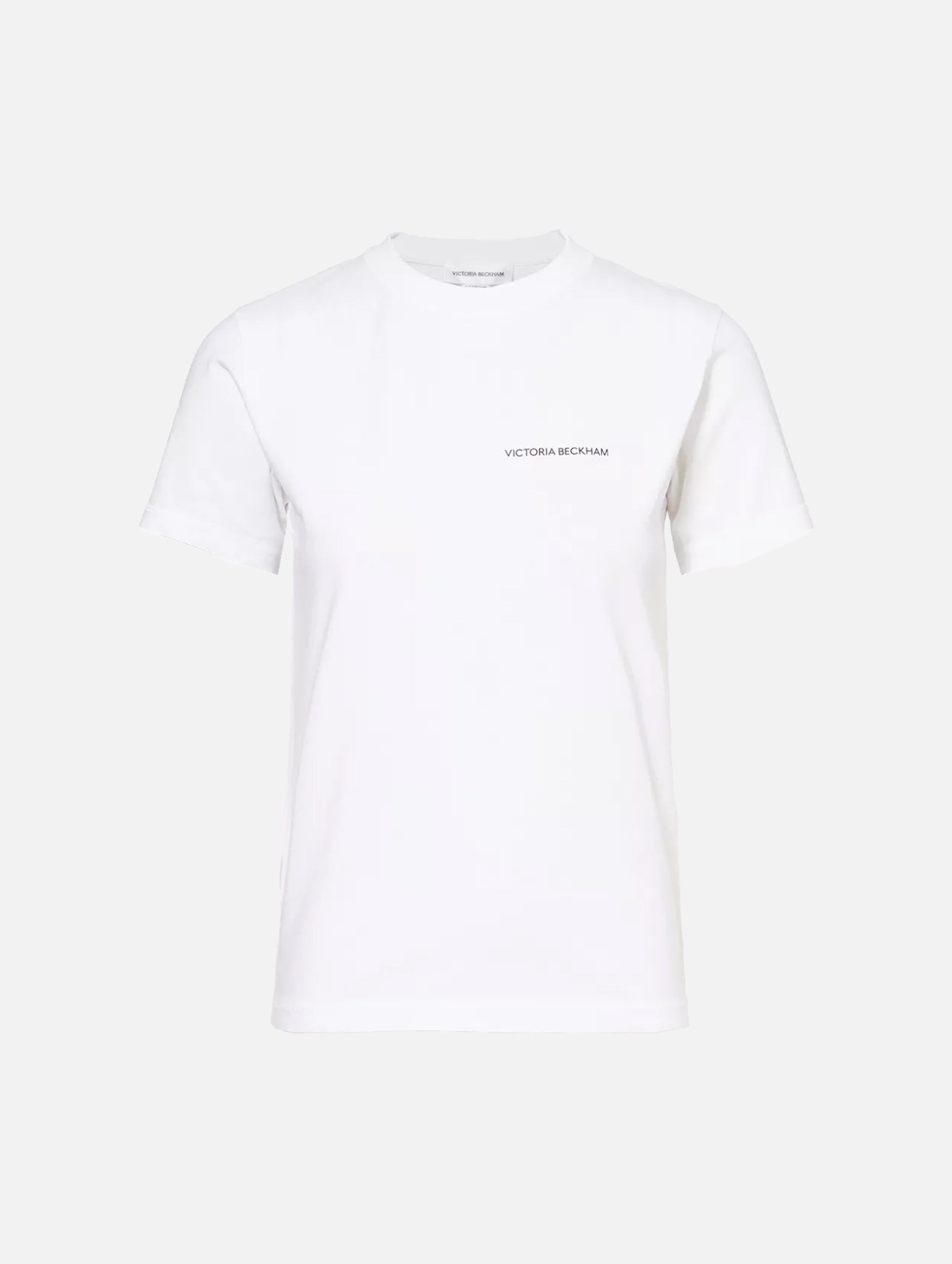 Shrunken Logo Tee in White