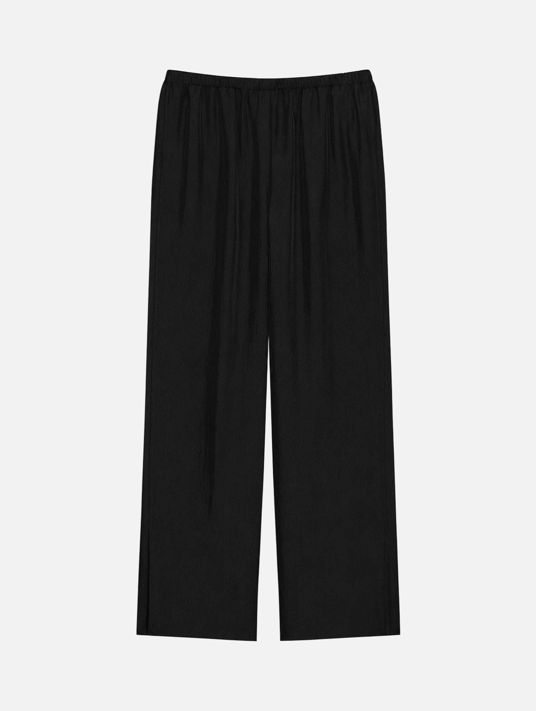 Side Vent Pull-On Pant in Black