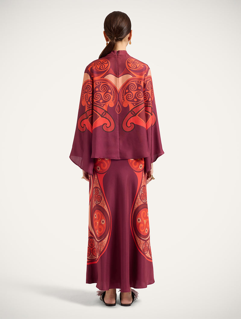 Sleek Skirt in Alchemy Placée