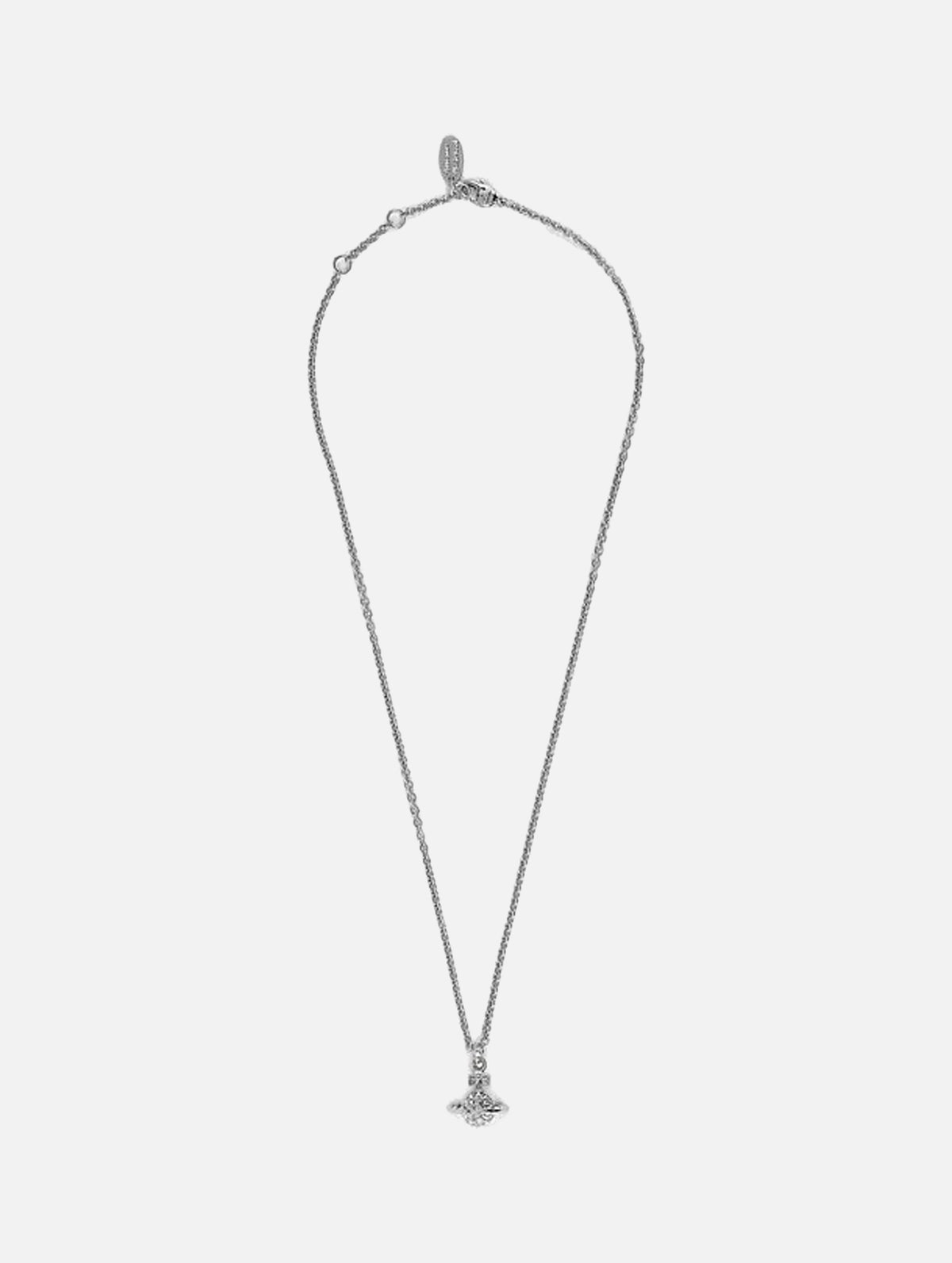 Mayfair Small Orb Pendant in Rhodium Crystal