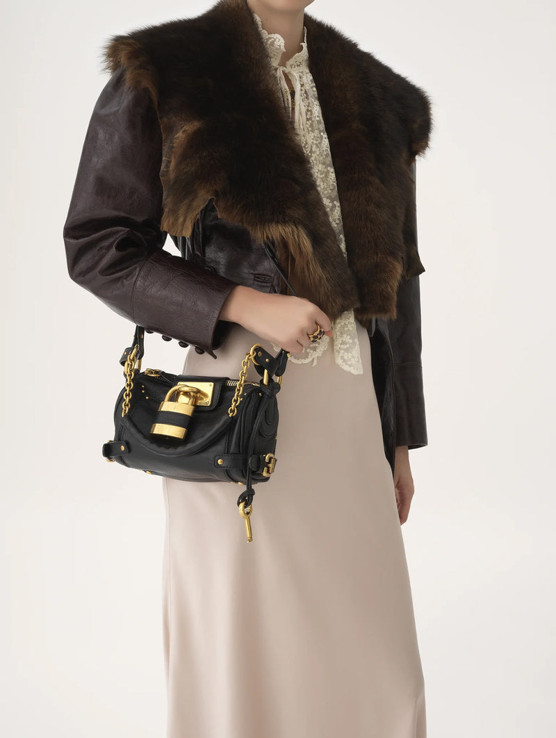 Paddington Small Chain Bag in Black