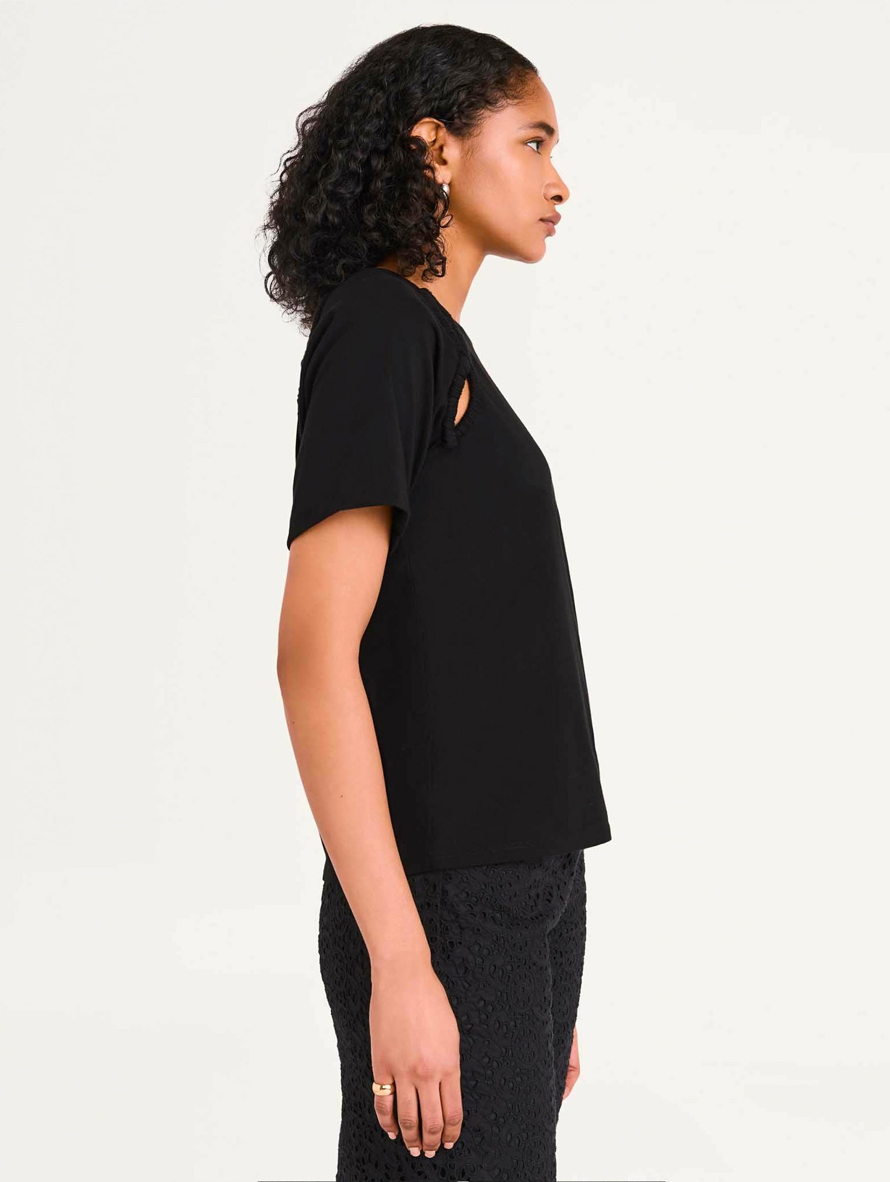 Solace Top in Black