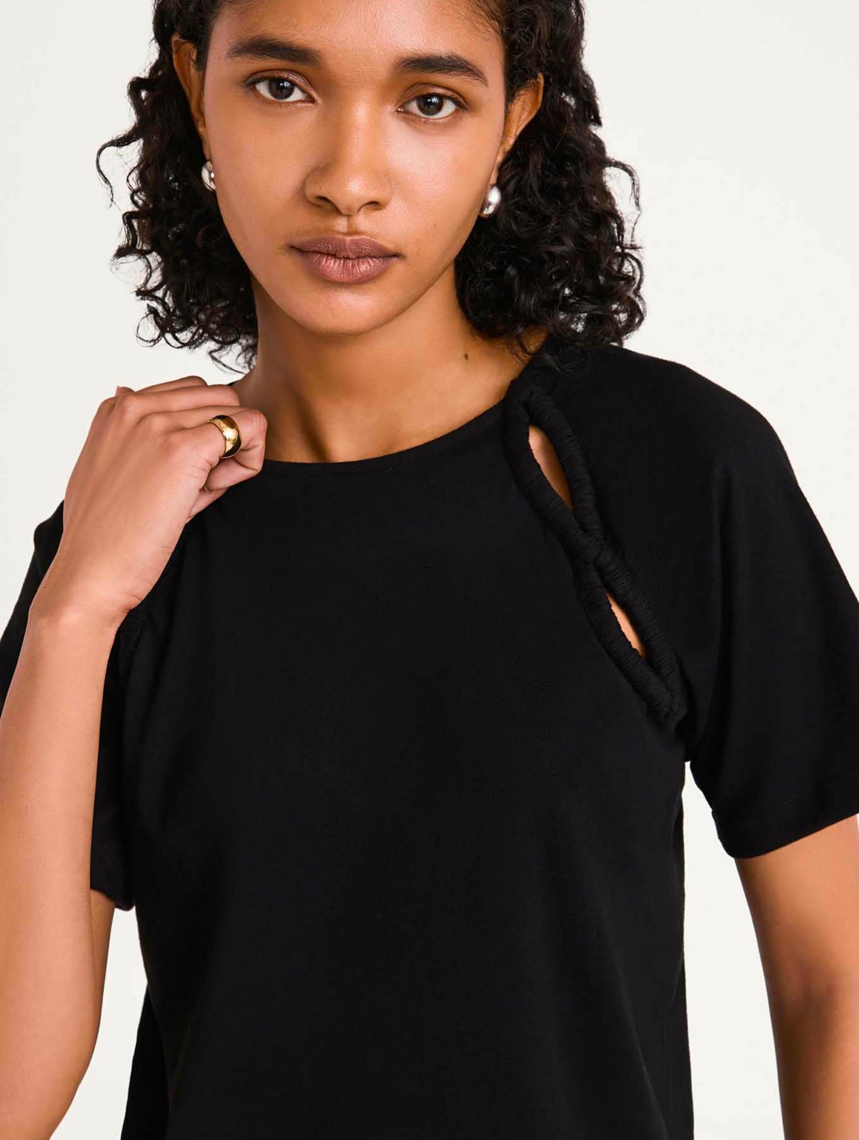 Solace Top in Black