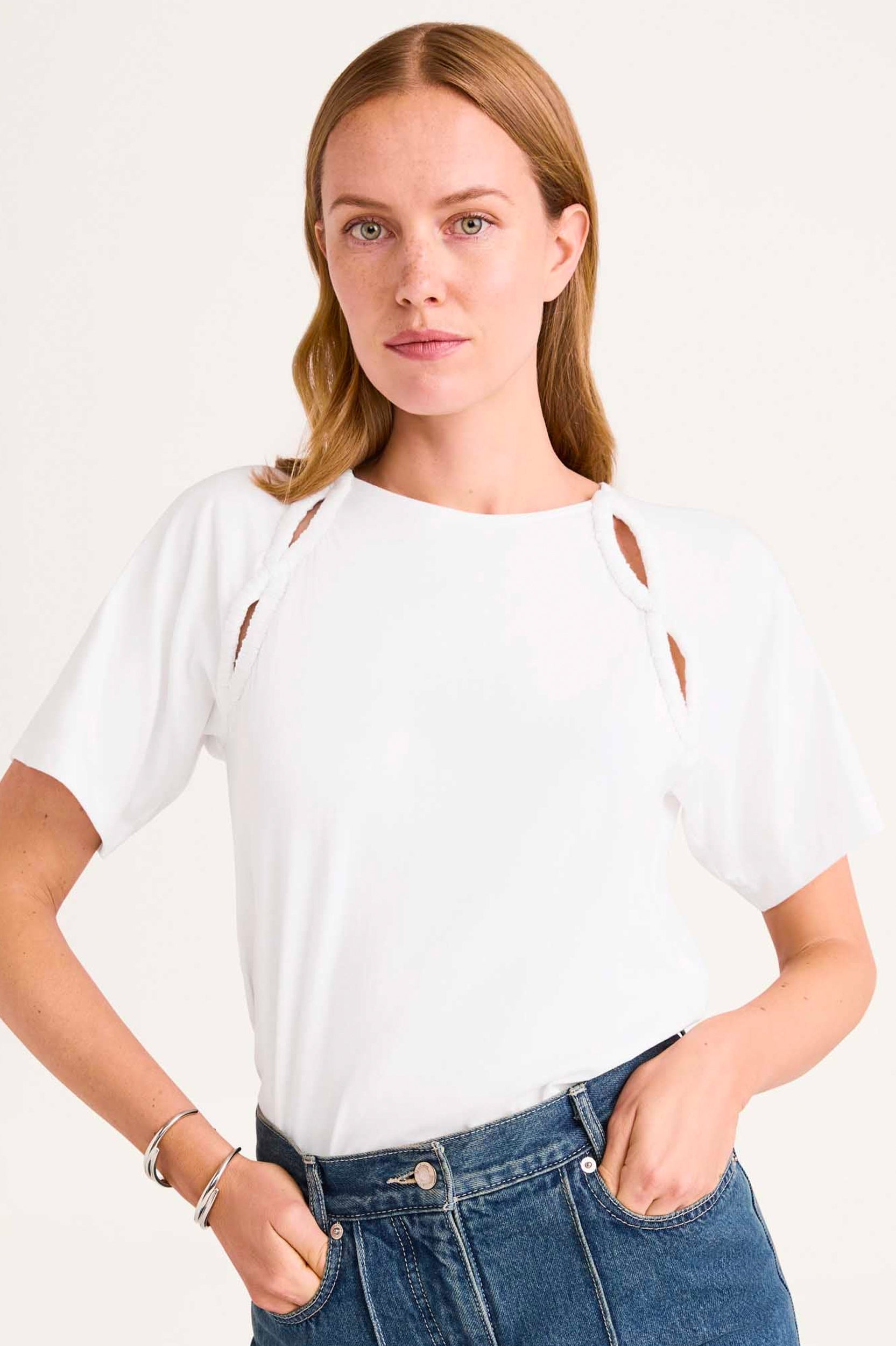 Solace Top in White