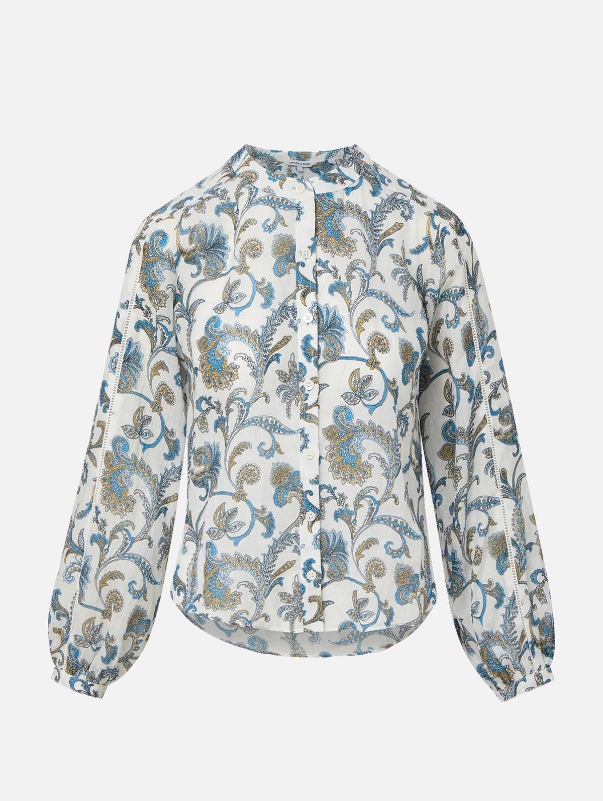 Soleil Blouse in Dove Multi