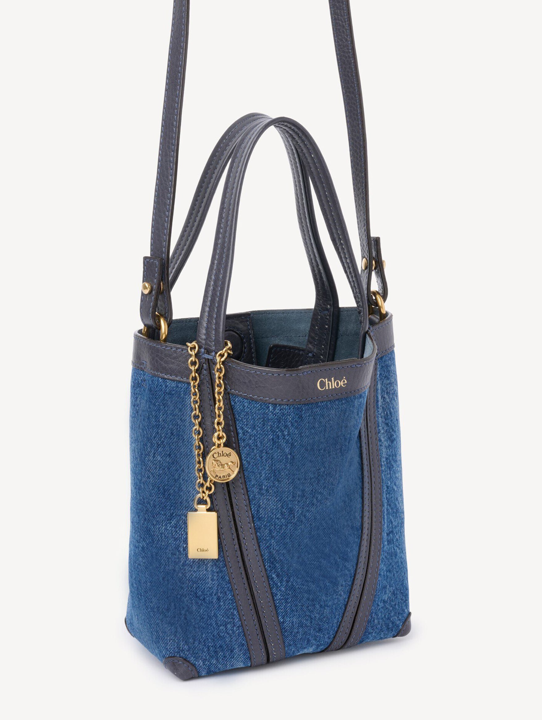 Spin Small Tote Bag in Ashes Blue
