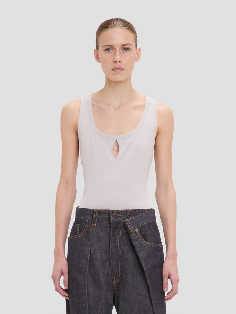 Split Tank Top in Magnesium