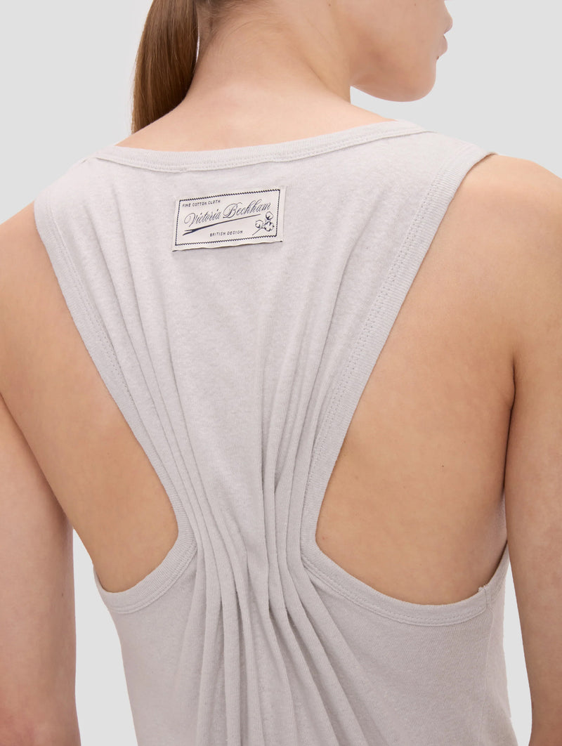 Split Tank Top in Magnesium