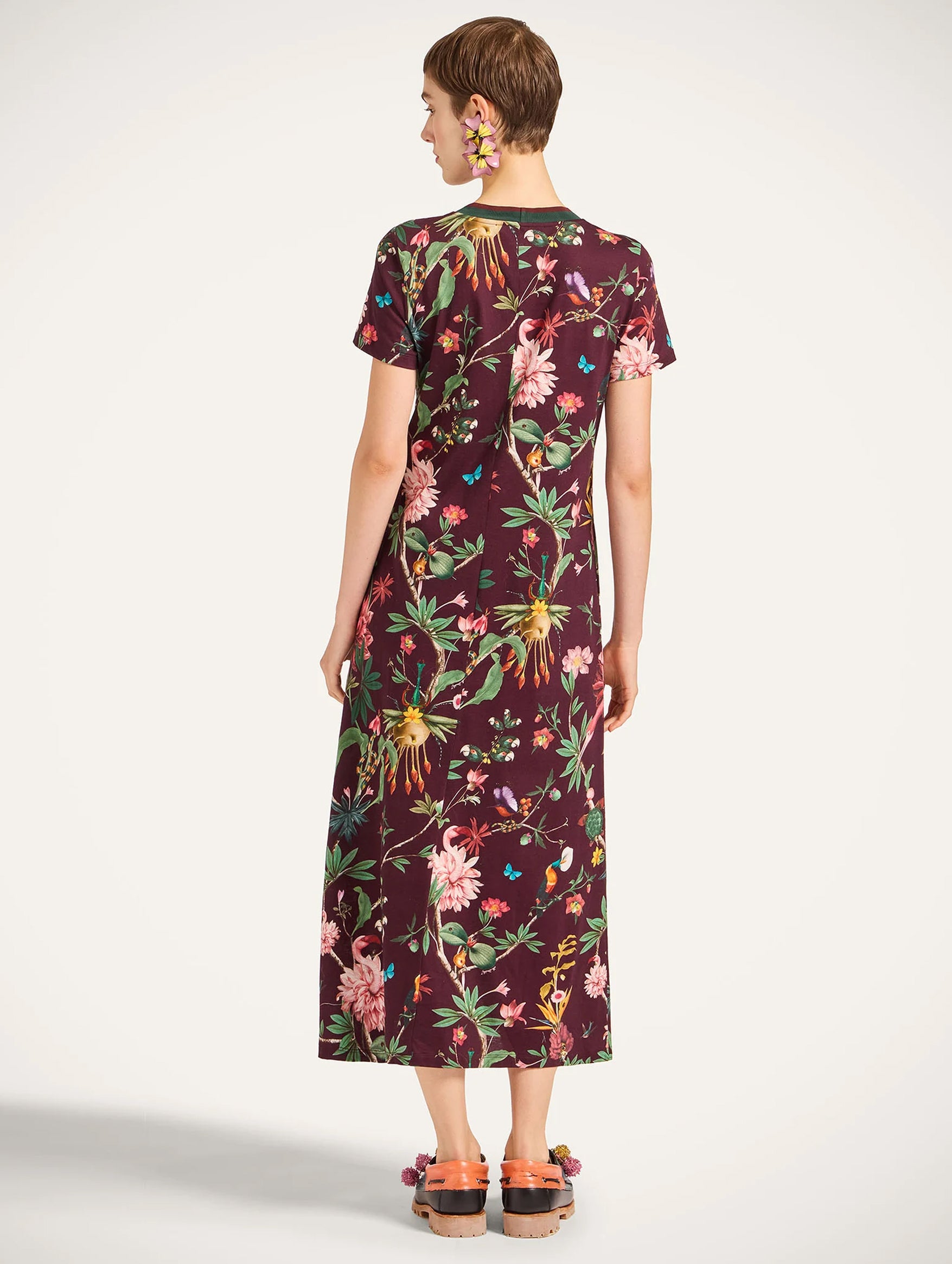 Sporty Swing Dress in Zooflora