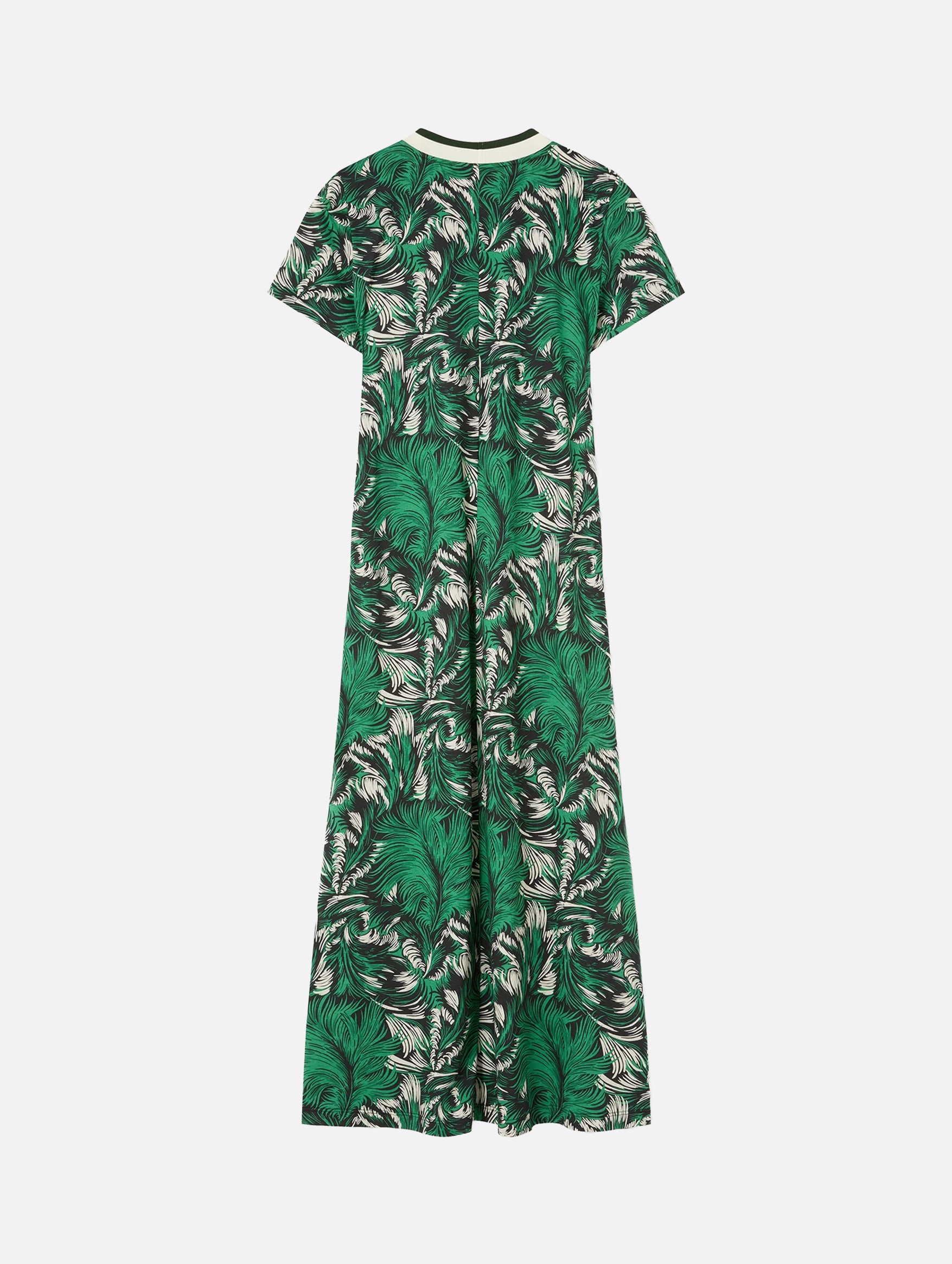 Sporty Swing Dress in Quill Green