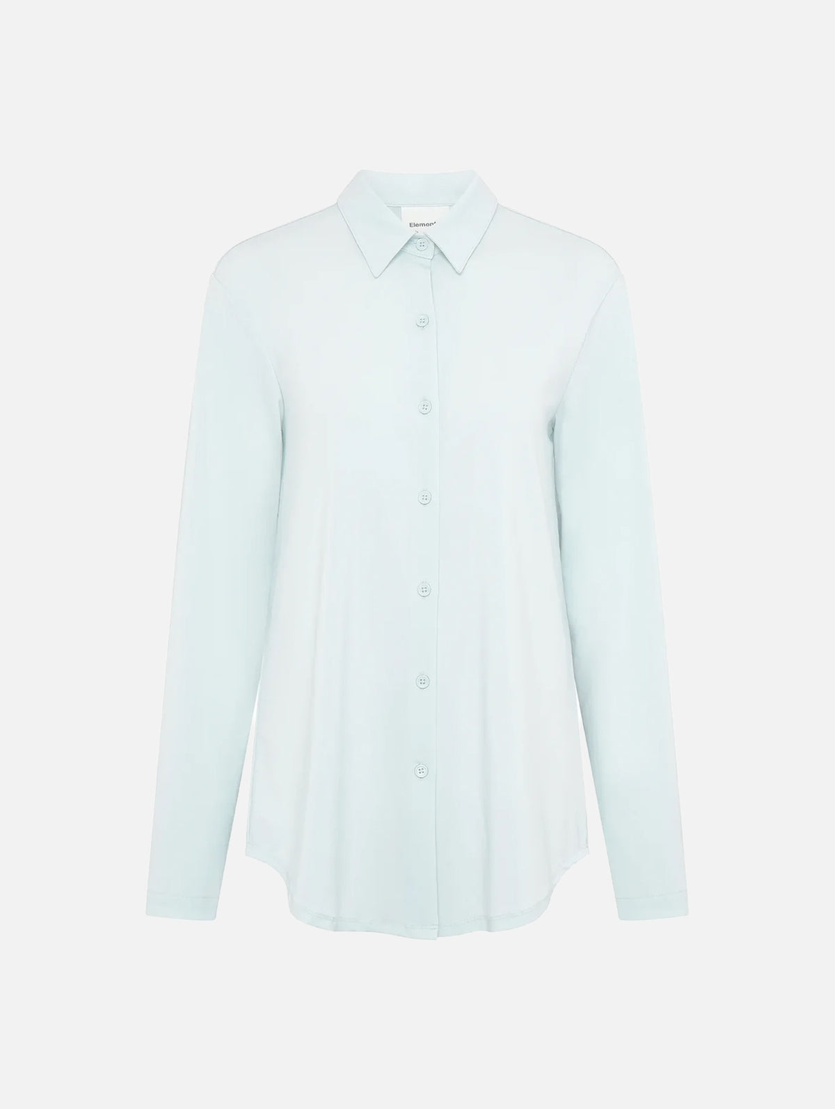 Staple Silk Shirt in Ice Blue
